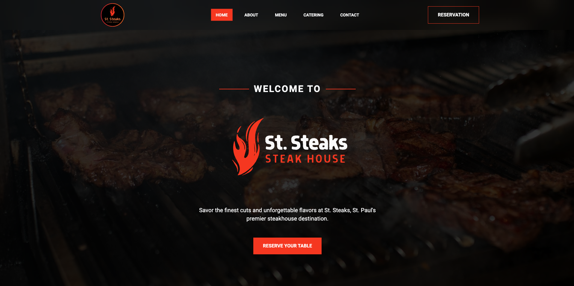 St. Steaks homepage